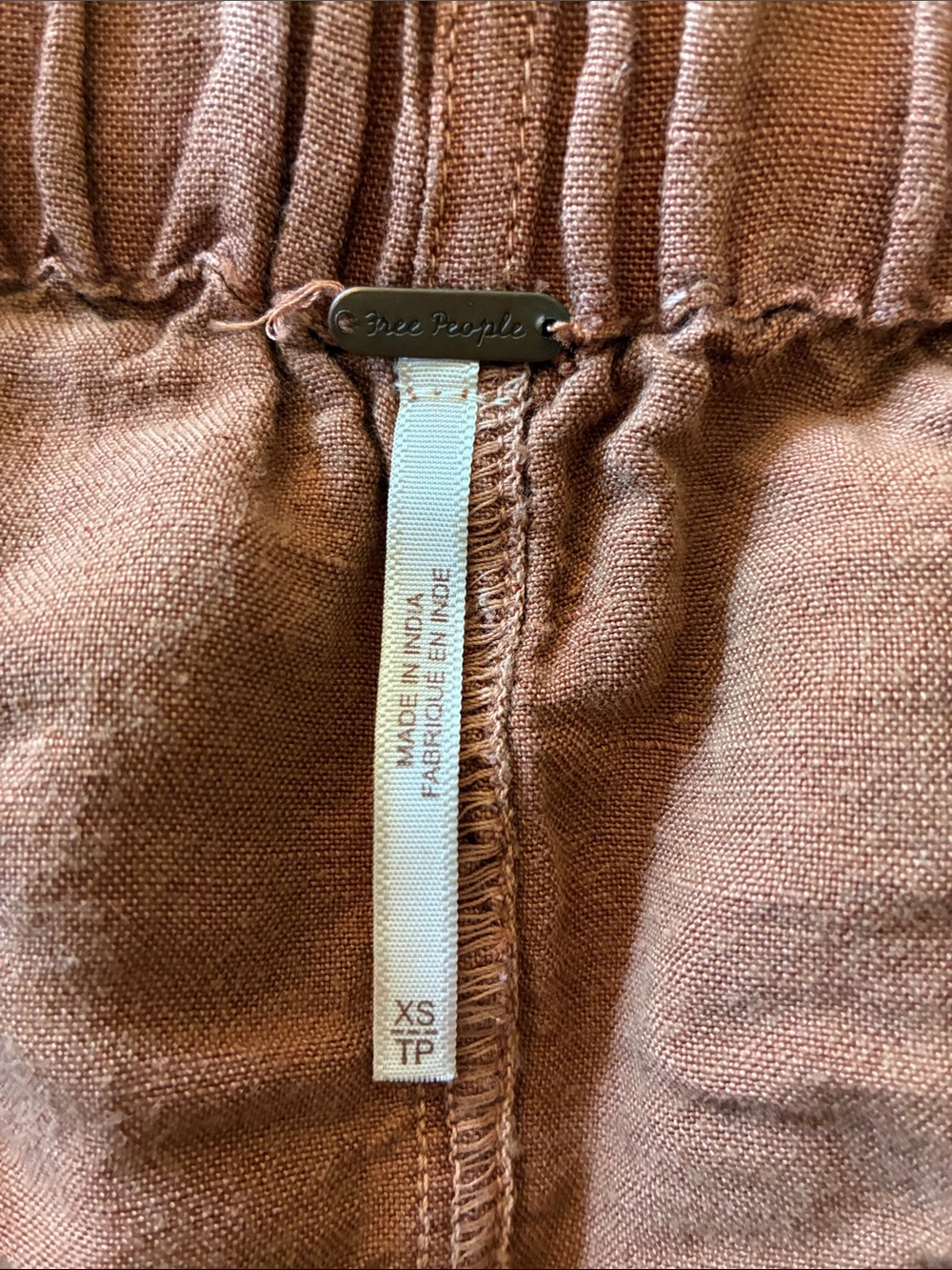 Fp Linen Blend Shorts View 2